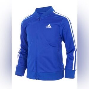 adidas Royal Blue Track Jacket with White Stripes